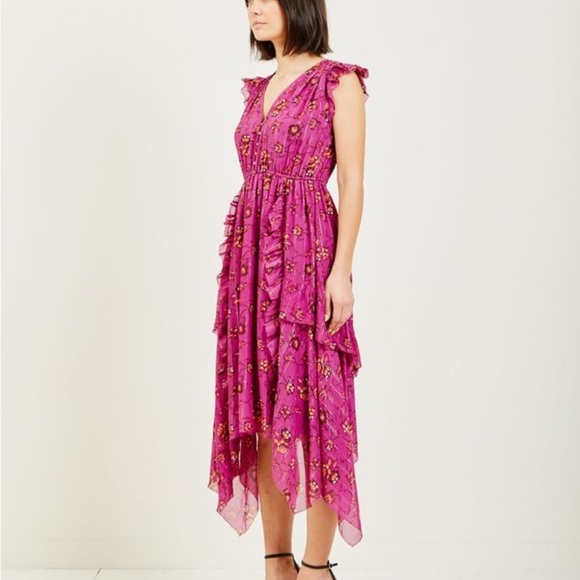 Ulla Johnson Dresses & Skirts - ULLA JOHNSON Ciel Floral Print Silk Blend dress